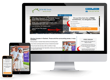 Mobile optimized real estate investing websites