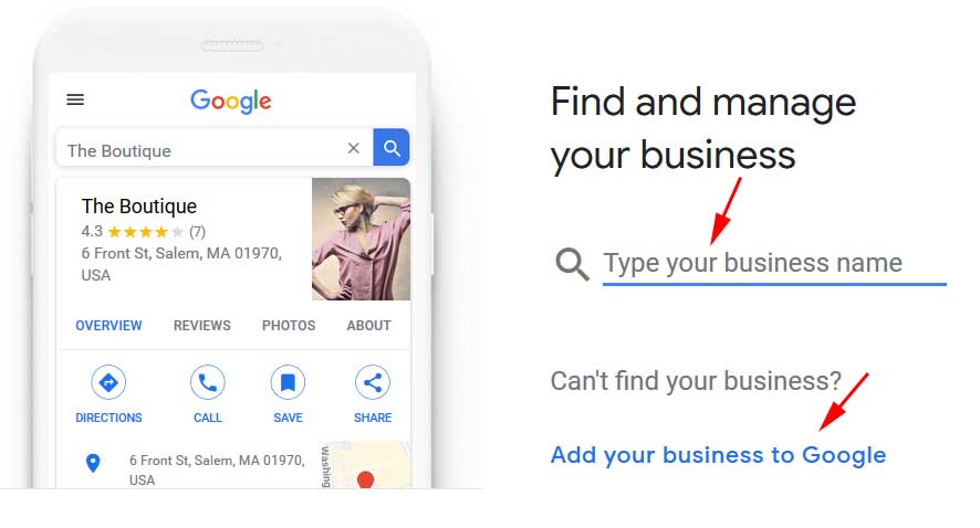 Claim your Google My Business page